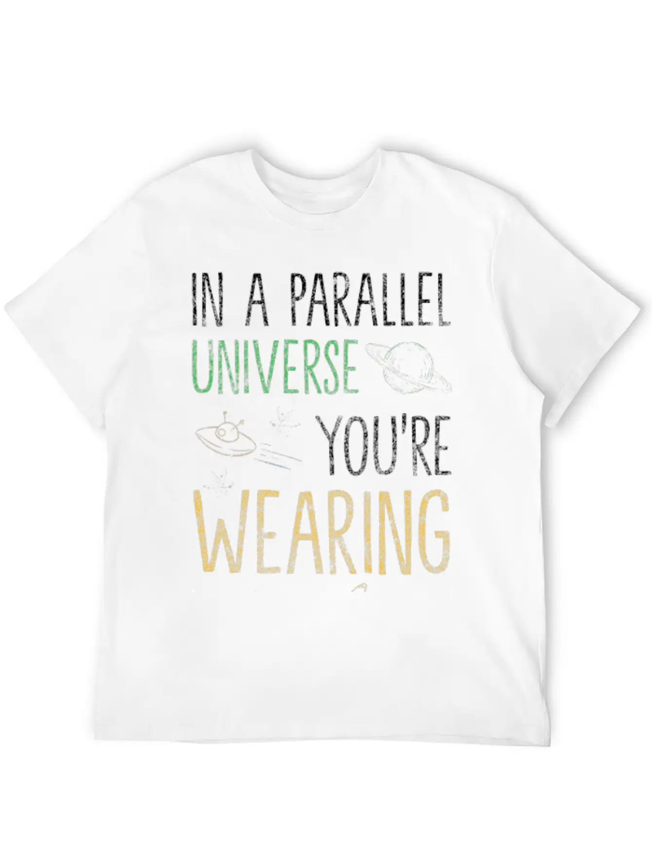 Space Planet Rocket Cosmos Basic Graphic T-Shirt ¨C Daily Comfort In Soft Cotton