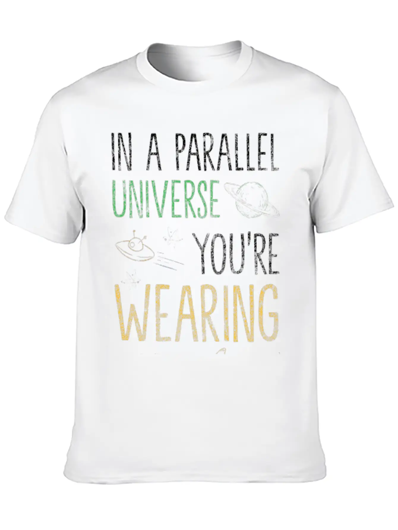 Space Planet Rocket Cosmos Basic Graphic T-Shirt ¨C Daily Comfort In Soft Cotton