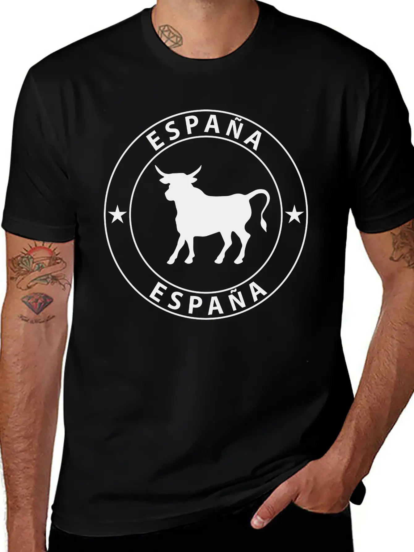 Spain Bull Essential Cotton Tee For Daily Outfits ¨C Unisex Style