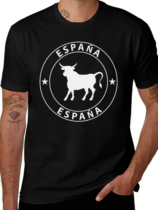 Spain Bull Essential Cotton Tee For Daily Outfits ¨C Unisex Style