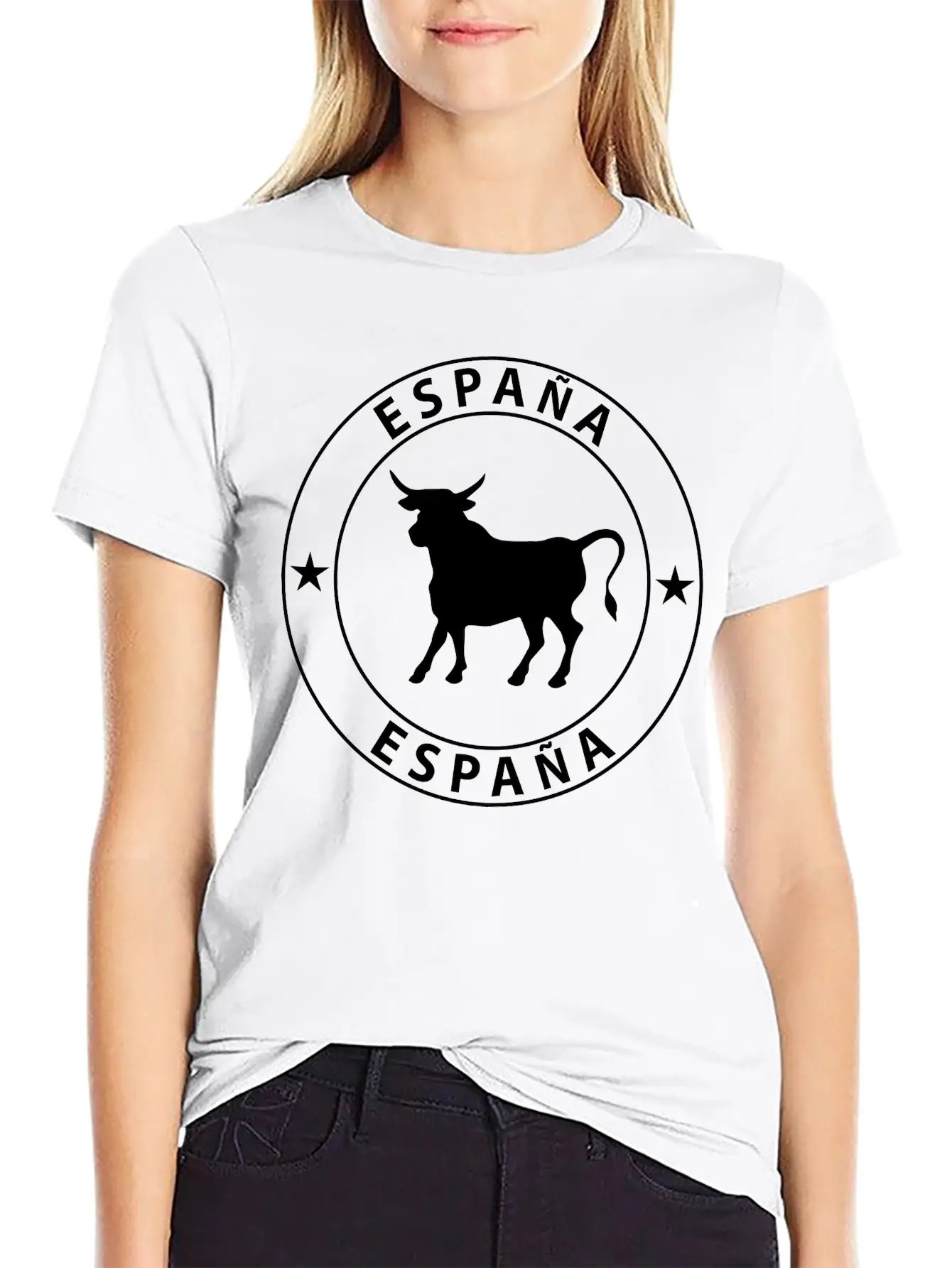 Spain Bull Essential Cotton Tee For Daily Outfits ¨C Unisex Style