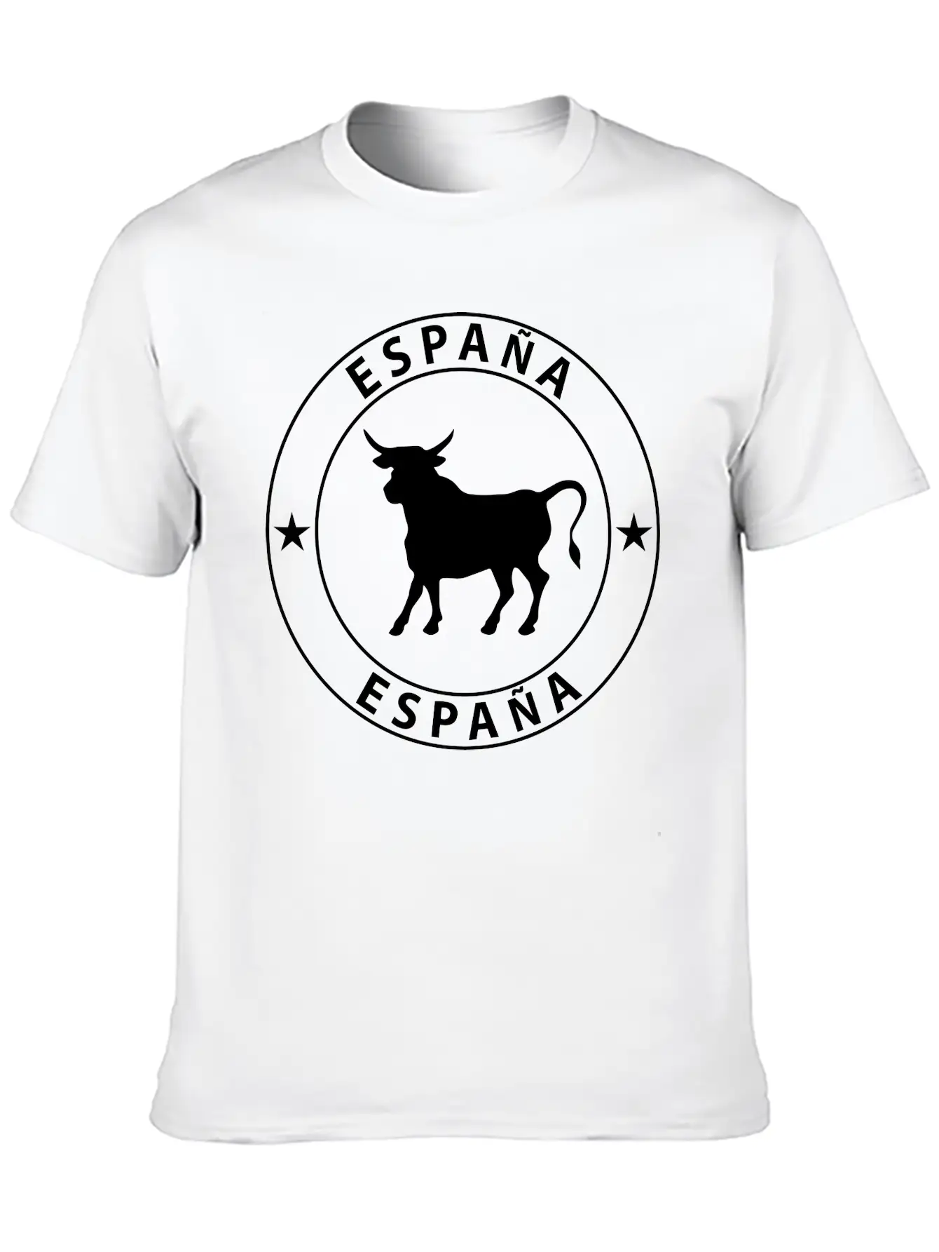 Spain Bull Essential Cotton Tee For Daily Outfits ¨C Unisex Style