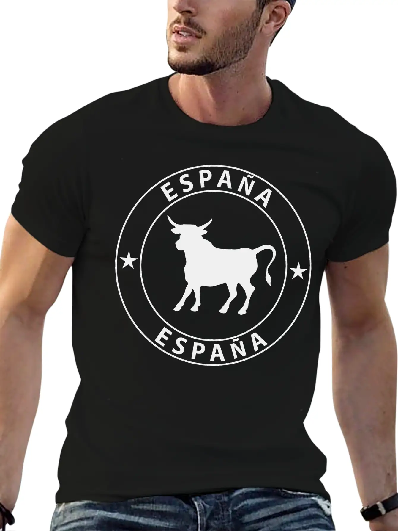 Spain Bull Essential Cotton Tee For Daily Outfits ¨C Unisex Style