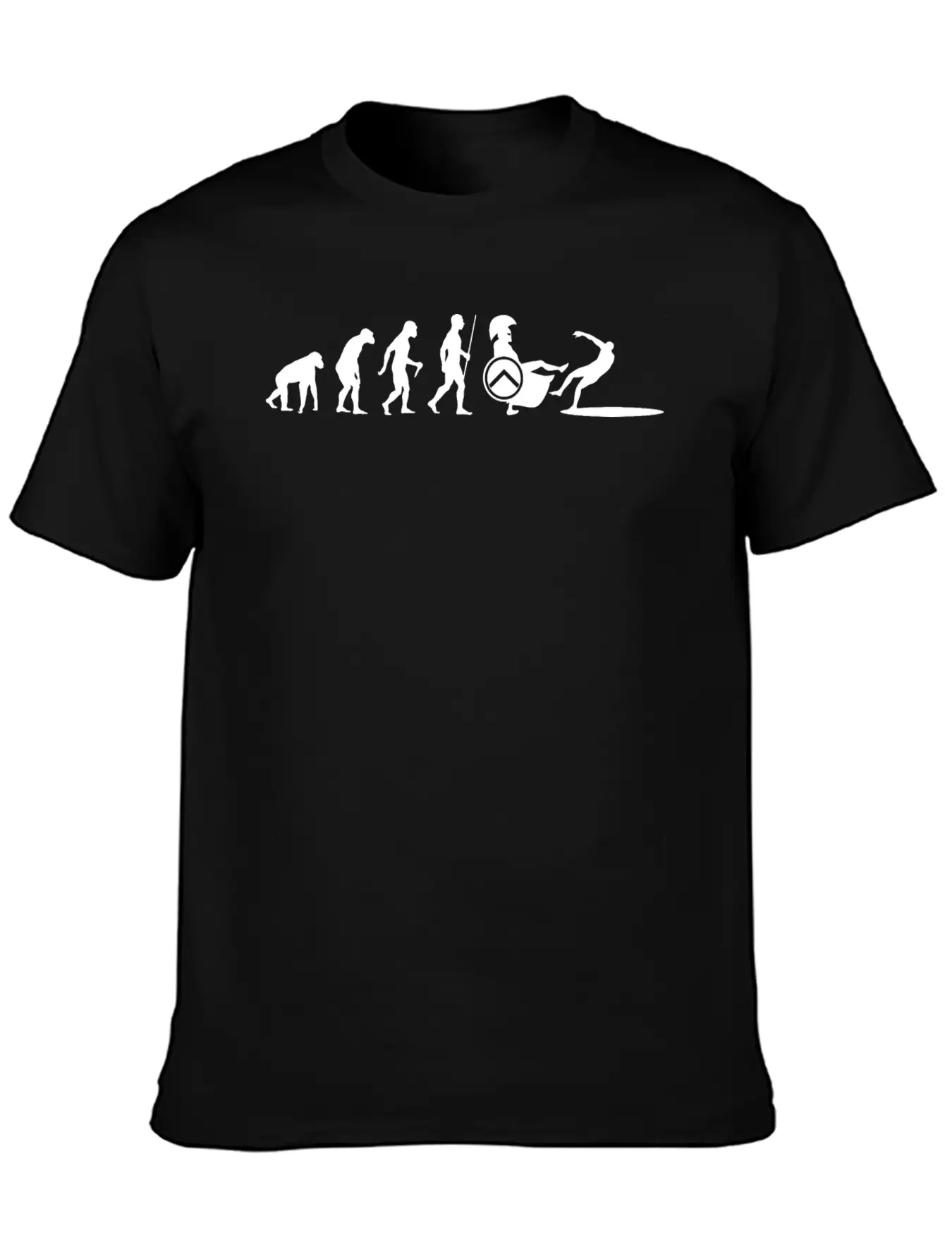 Spartan Fight Sparta Evolution Gift Idea 005-100 Essential Cotton Tee For Daily Outfits ¨C Unisex Style