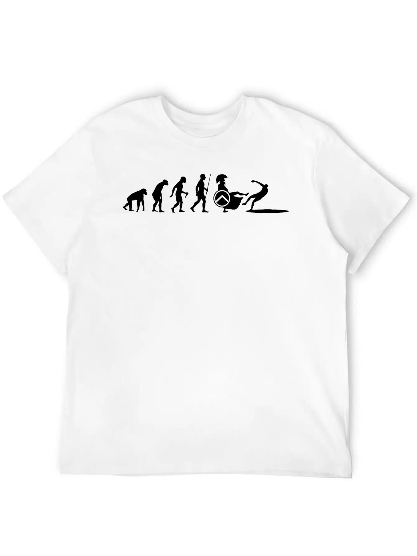 Spartan Fight Sparta Evolution Gift Idea 005-100 Essential Cotton Tee For Daily Outfits ¨C Unisex Style