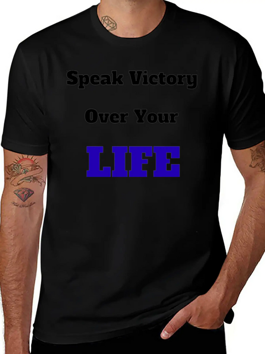 Speak Victory Basic Graphic T-Shirt ¨C Daily Comfort In Soft Cotton