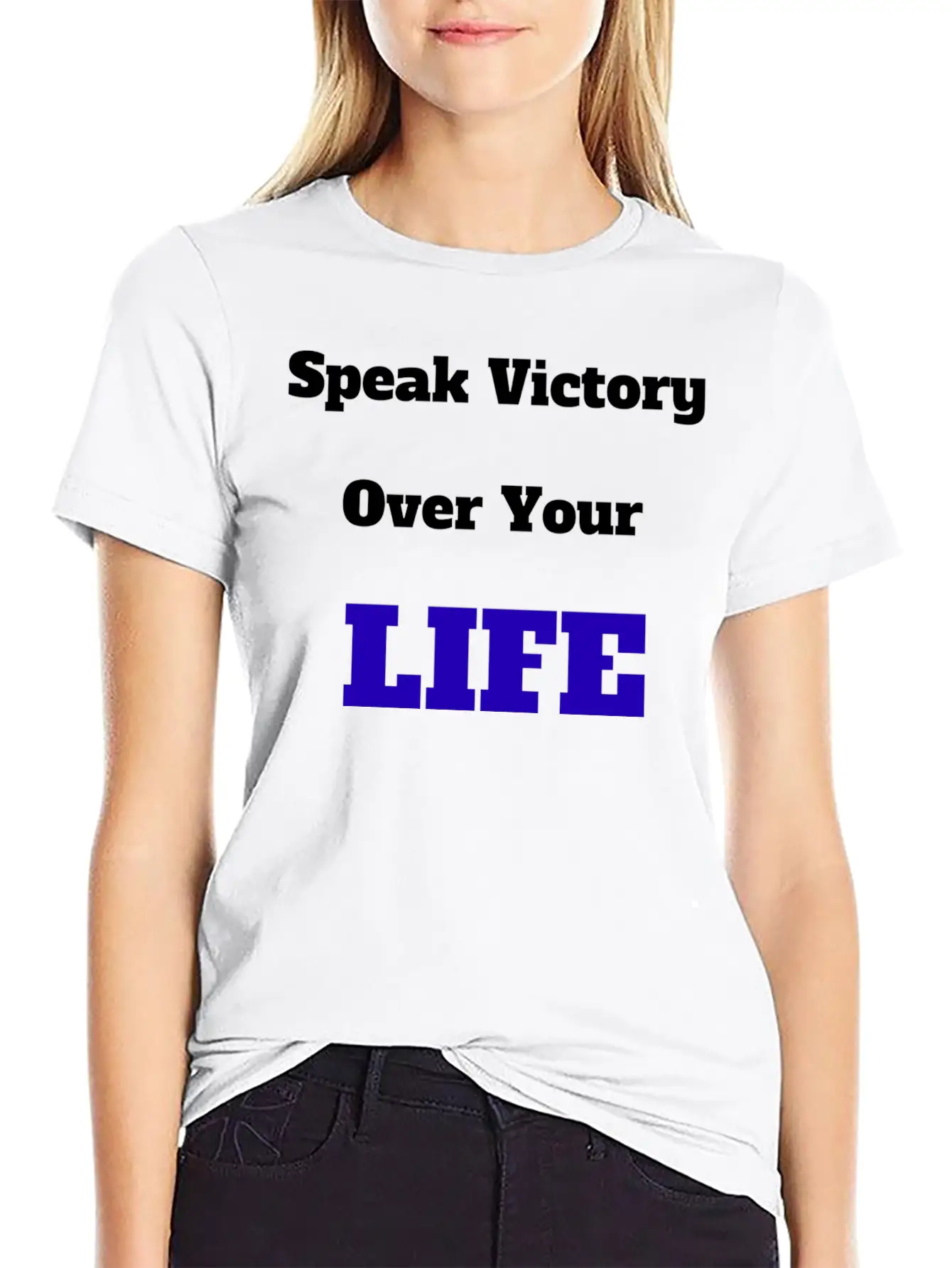 Speak Victory Basic Graphic T-Shirt ¨C Daily Comfort In Soft Cotton