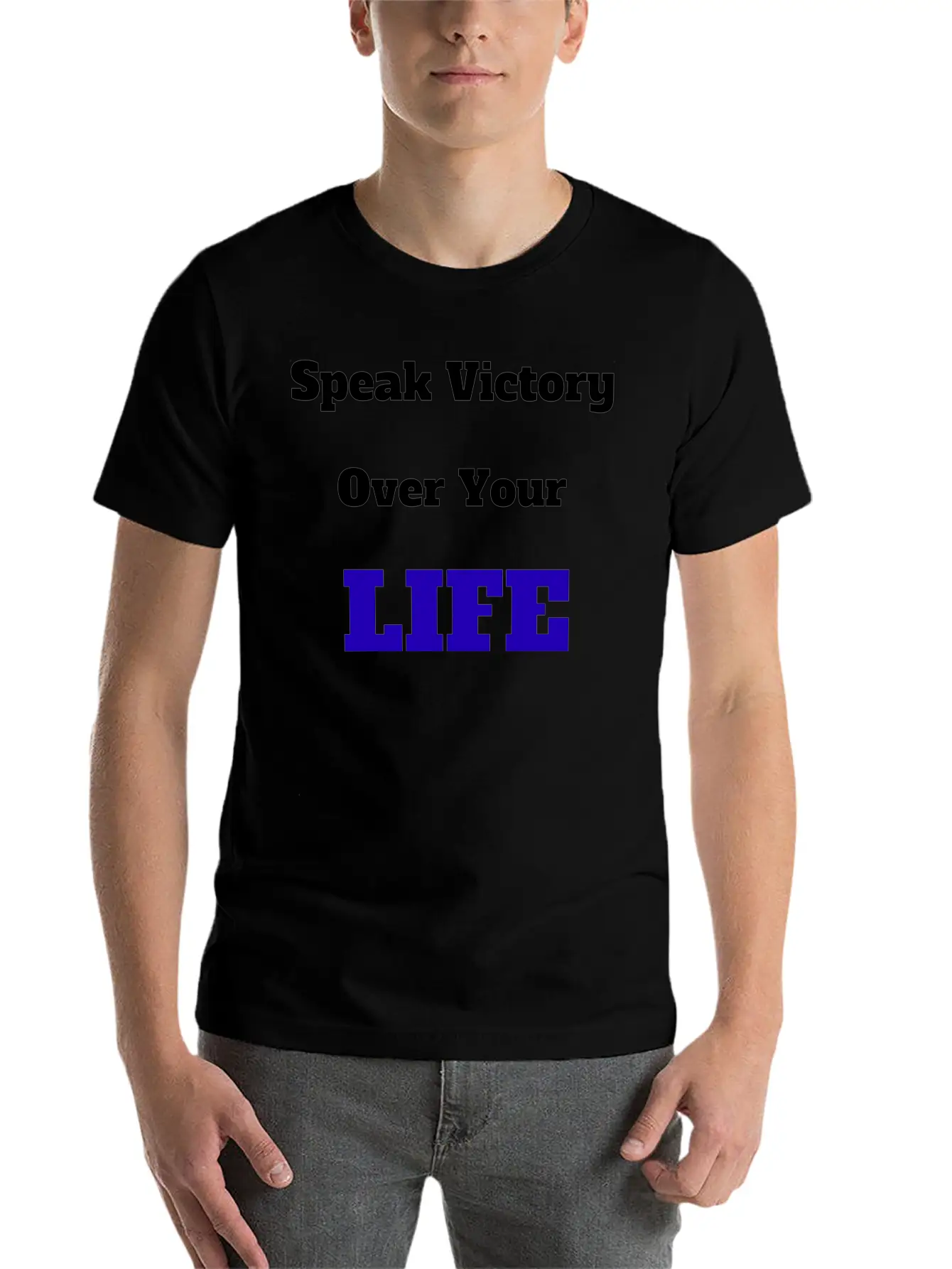 Speak Victory Basic Graphic T-Shirt ¨C Daily Comfort In Soft Cotton