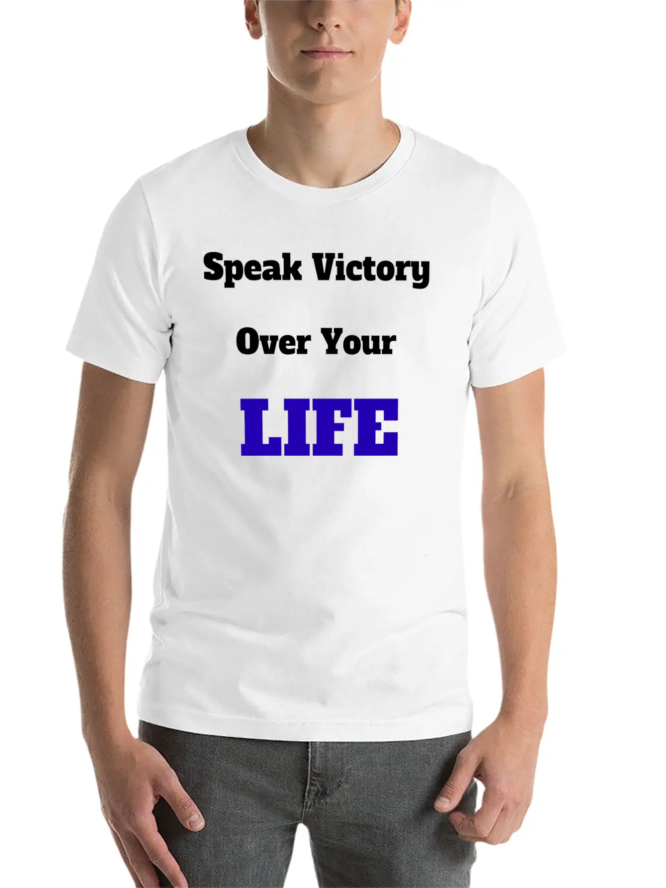 Speak Victory Basic Graphic T-Shirt ¨C Daily Comfort In Soft Cotton