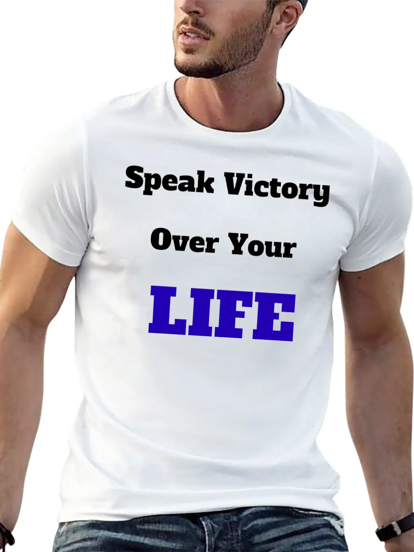 Speak Victory Basic Graphic T-Shirt ¨C Daily Comfort In Soft Cotton