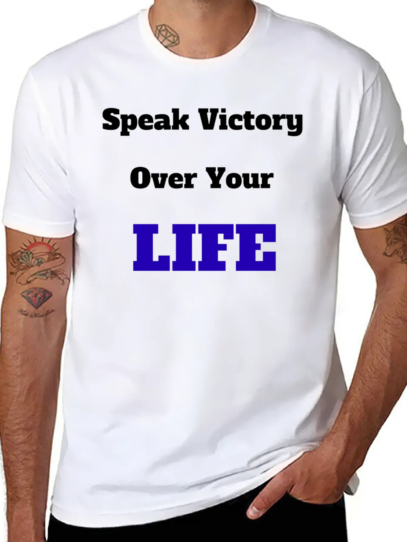 Speak Victory Basic Graphic T-Shirt ¨C Daily Comfort In Soft Cotton