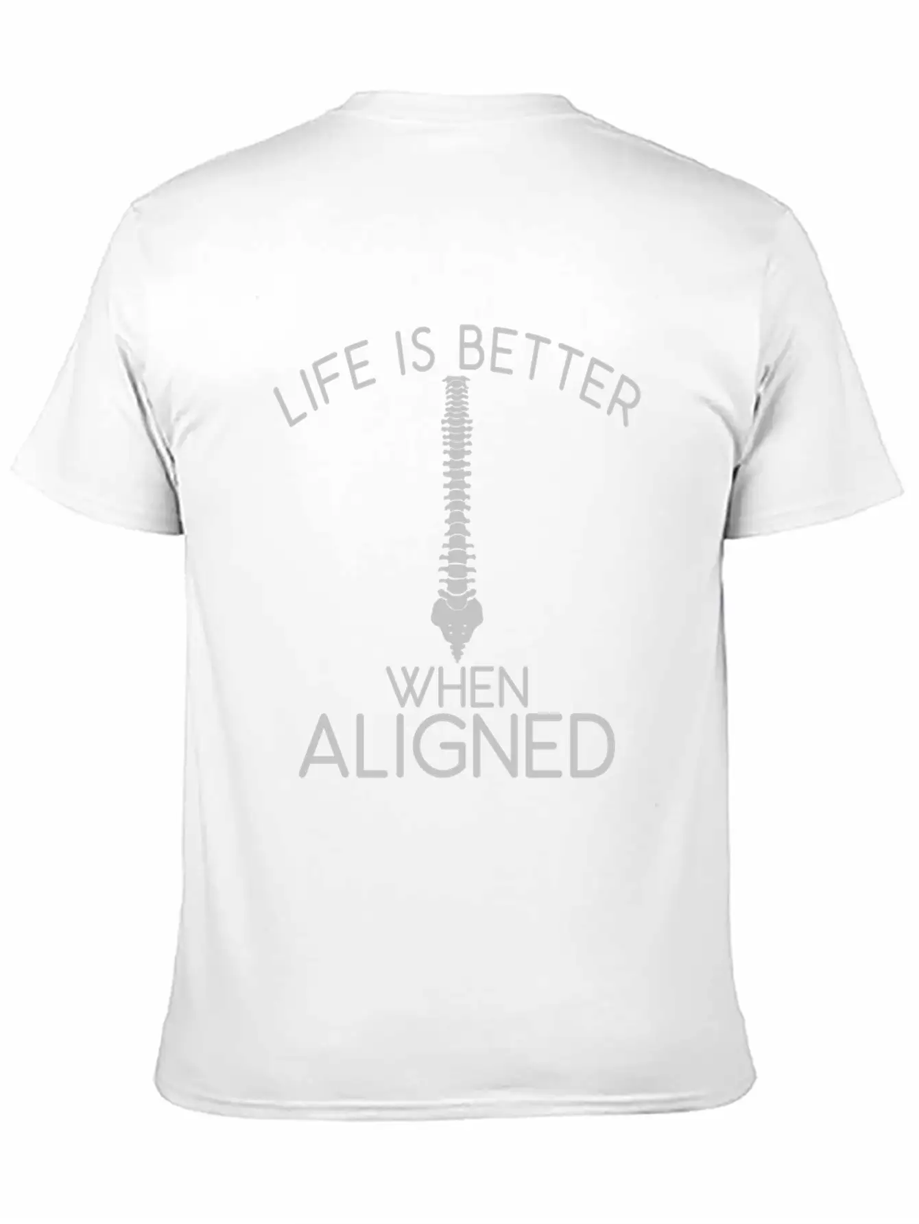 Spine Back Surgery Therapy Soft Cotton Short Sleeve Tee ¨C Unisex Wardrobe Staple
