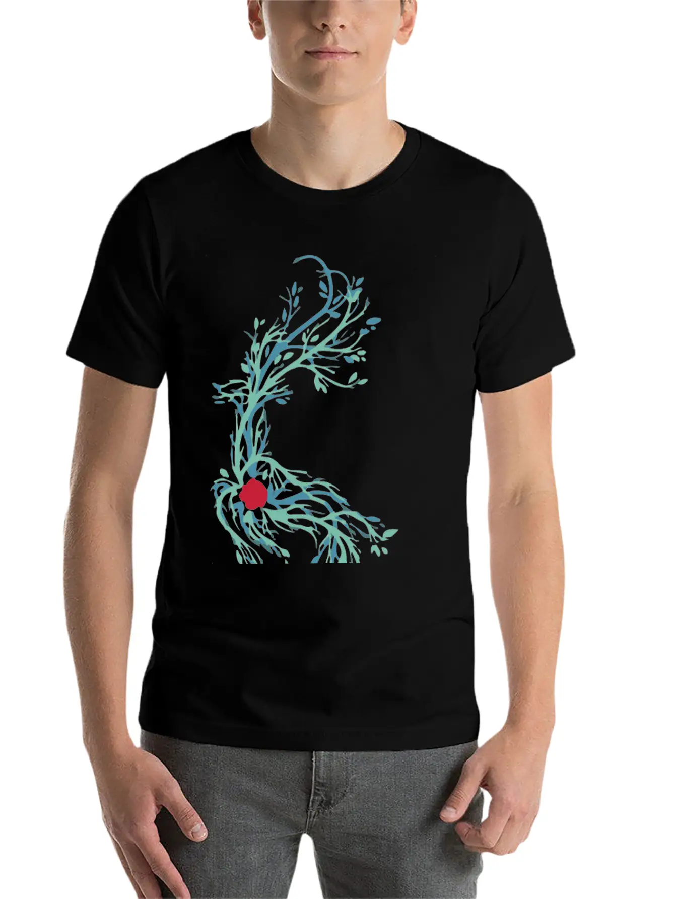 Spirit Vines Basic Graphic T-Shirt ¨C Daily Comfort In Soft Cotton