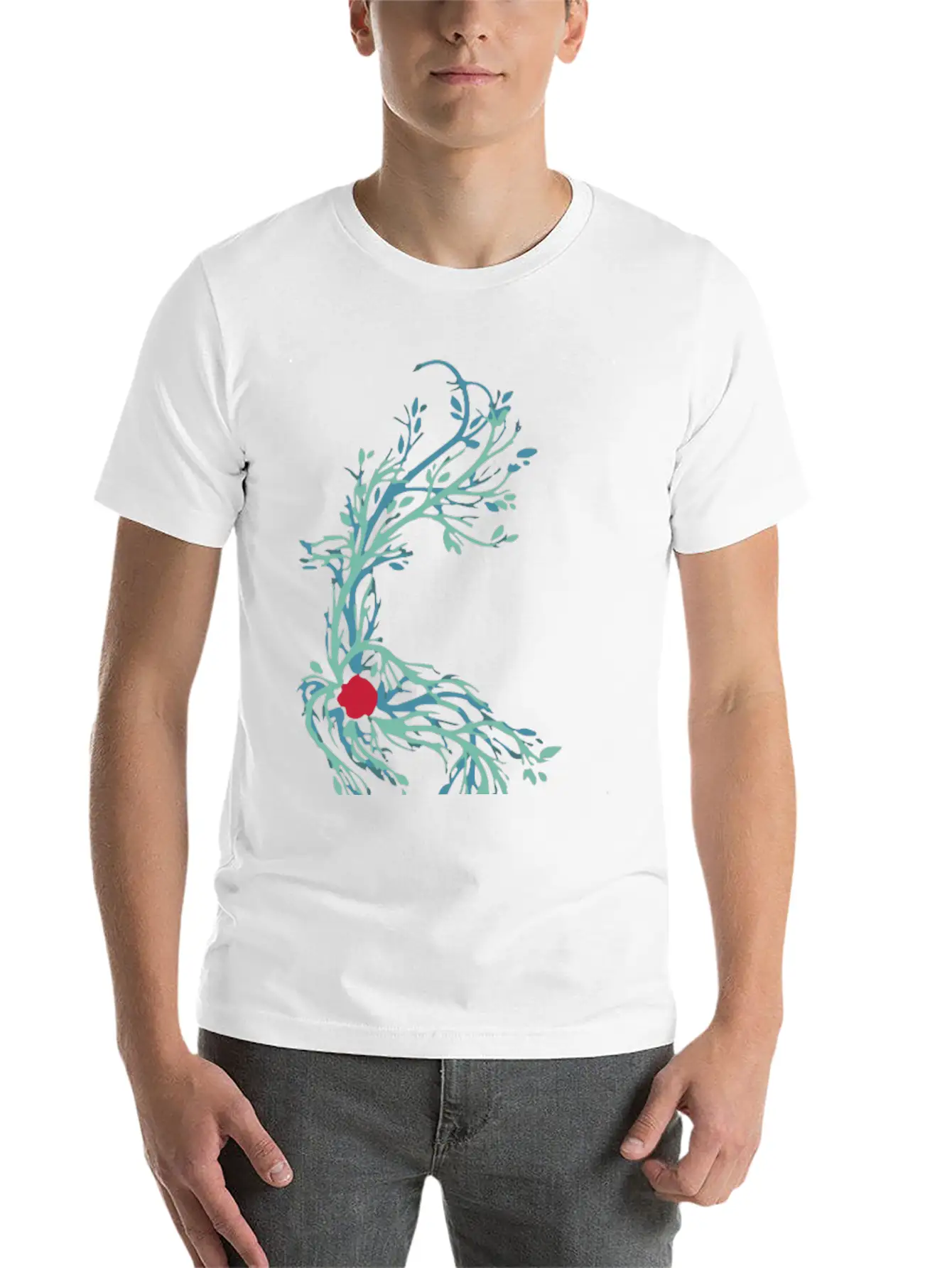 Spirit Vines Basic Graphic T-Shirt ¨C Daily Comfort In Soft Cotton
