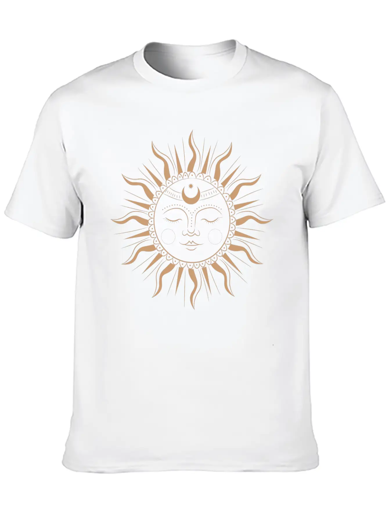 Spiritual Sun Basic Graphic T-Shirt ¨C Daily Comfort In Soft Cotton