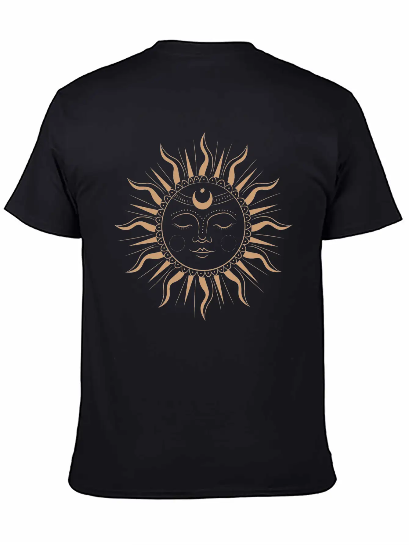 Spiritual Sun Basic Graphic T-Shirt ¨C Daily Comfort In Soft Cotton