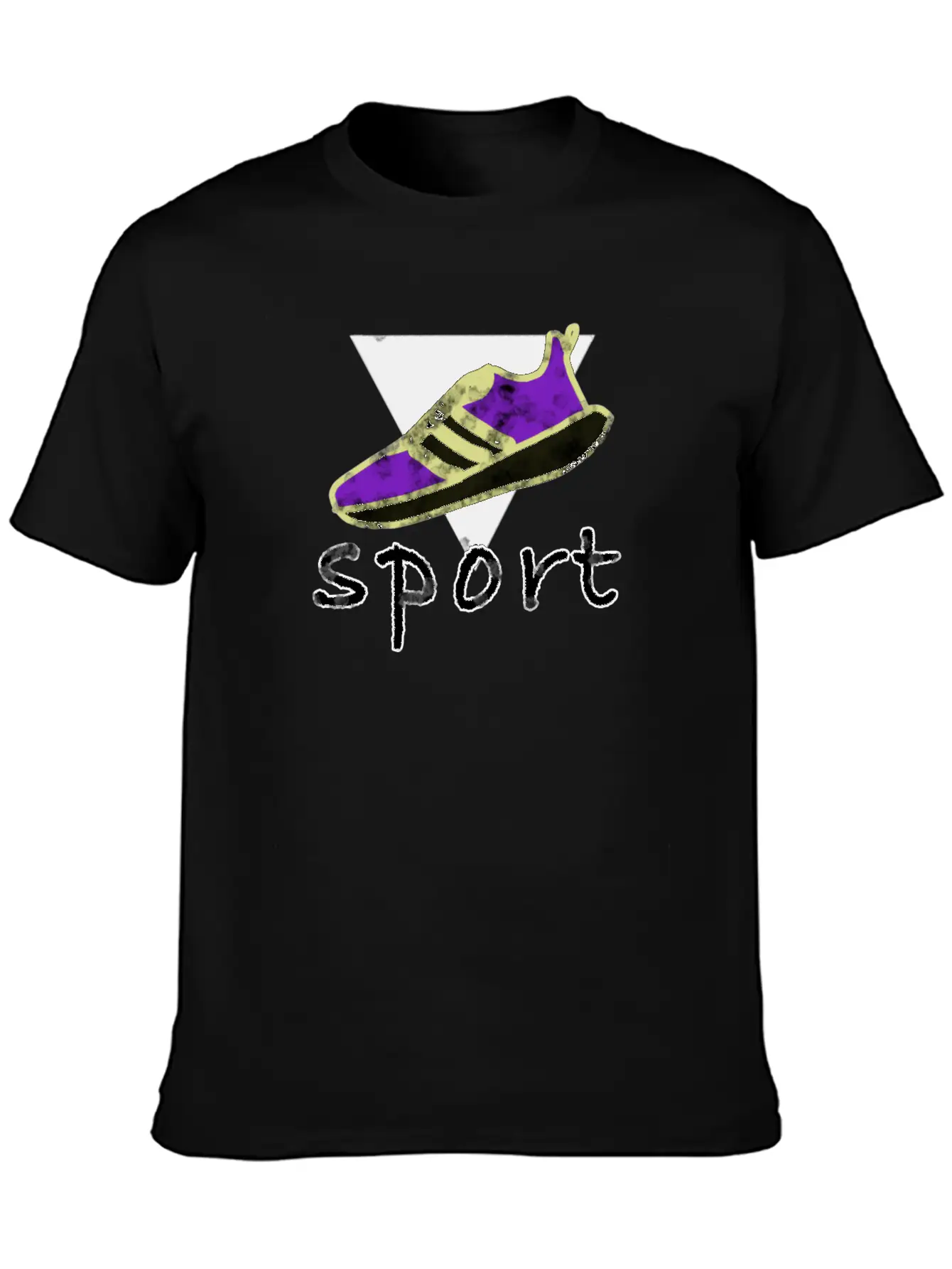 Sport Shoe Running Basic Graphic T-Shirt ¨C Daily Comfort In Soft Cotton