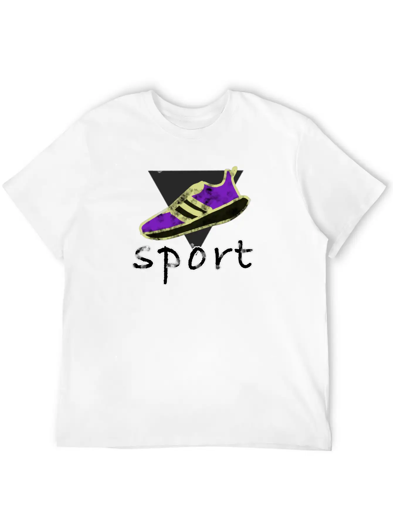 Sport Shoe Running Basic Graphic T-Shirt ¨C Daily Comfort In Soft Cotton