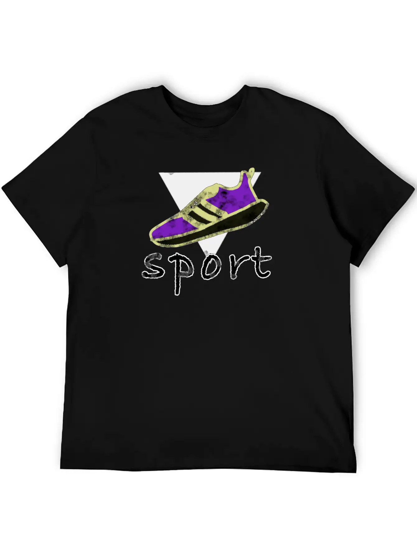 Sport Shoe Running Basic Graphic T-Shirt ¨C Daily Comfort In Soft Cotton