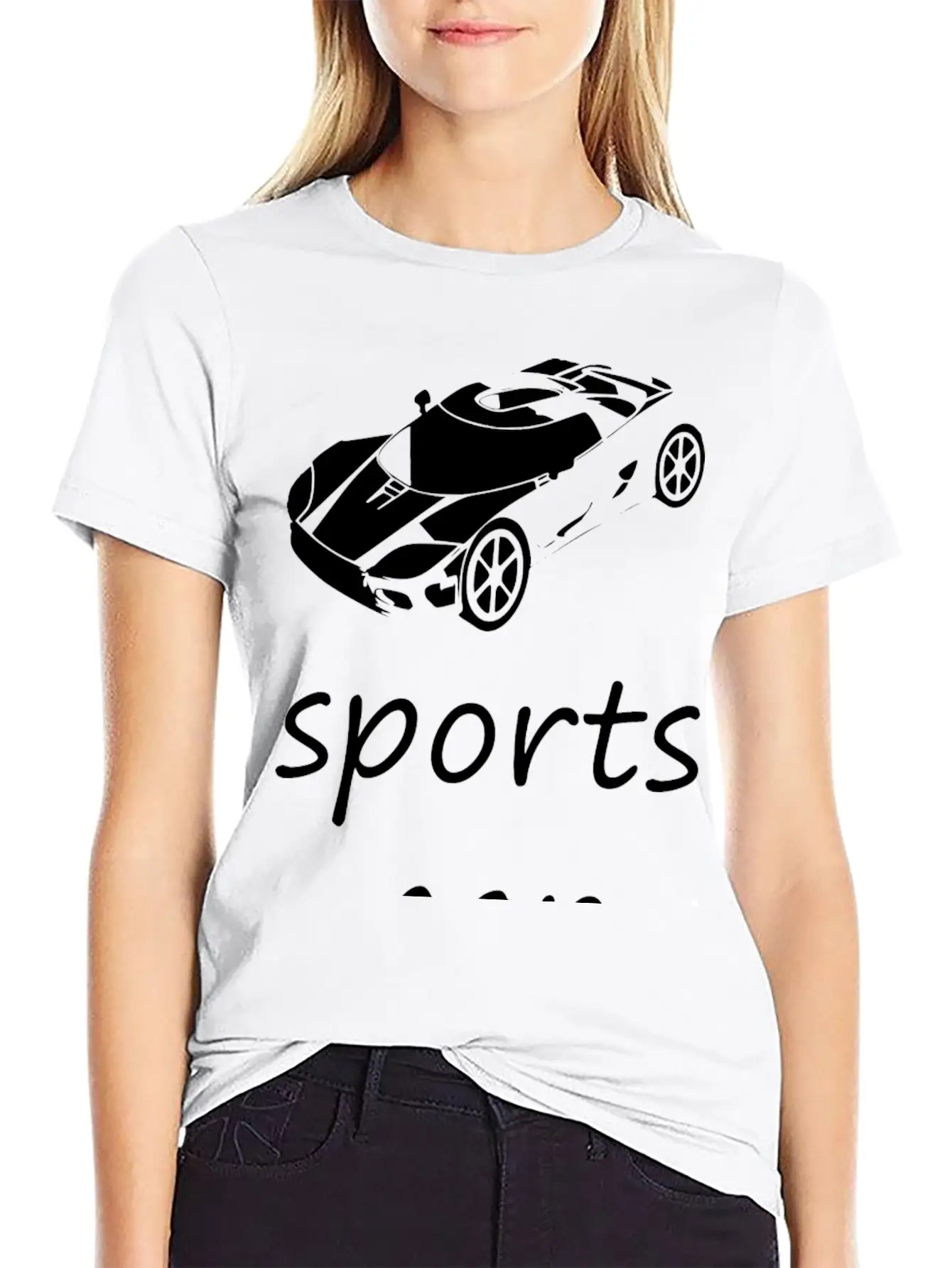 Sports Car Basic Graphic T-Shirt ¨C Daily Comfort In Soft Cotton