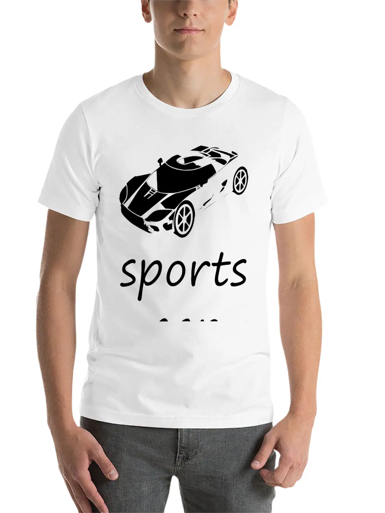 Sports Car Basic Graphic T-Shirt ¨C Daily Comfort In Soft Cotton