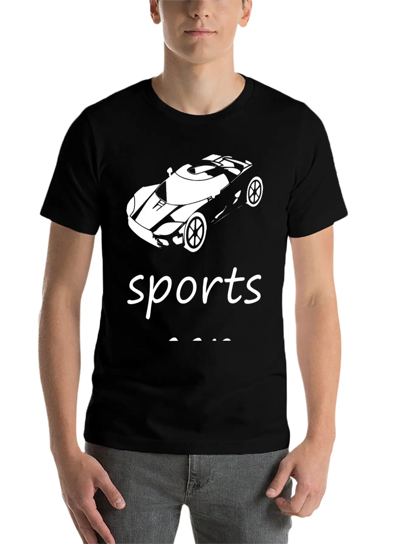 Sports Car Basic Graphic T-Shirt ¨C Daily Comfort In Soft Cotton