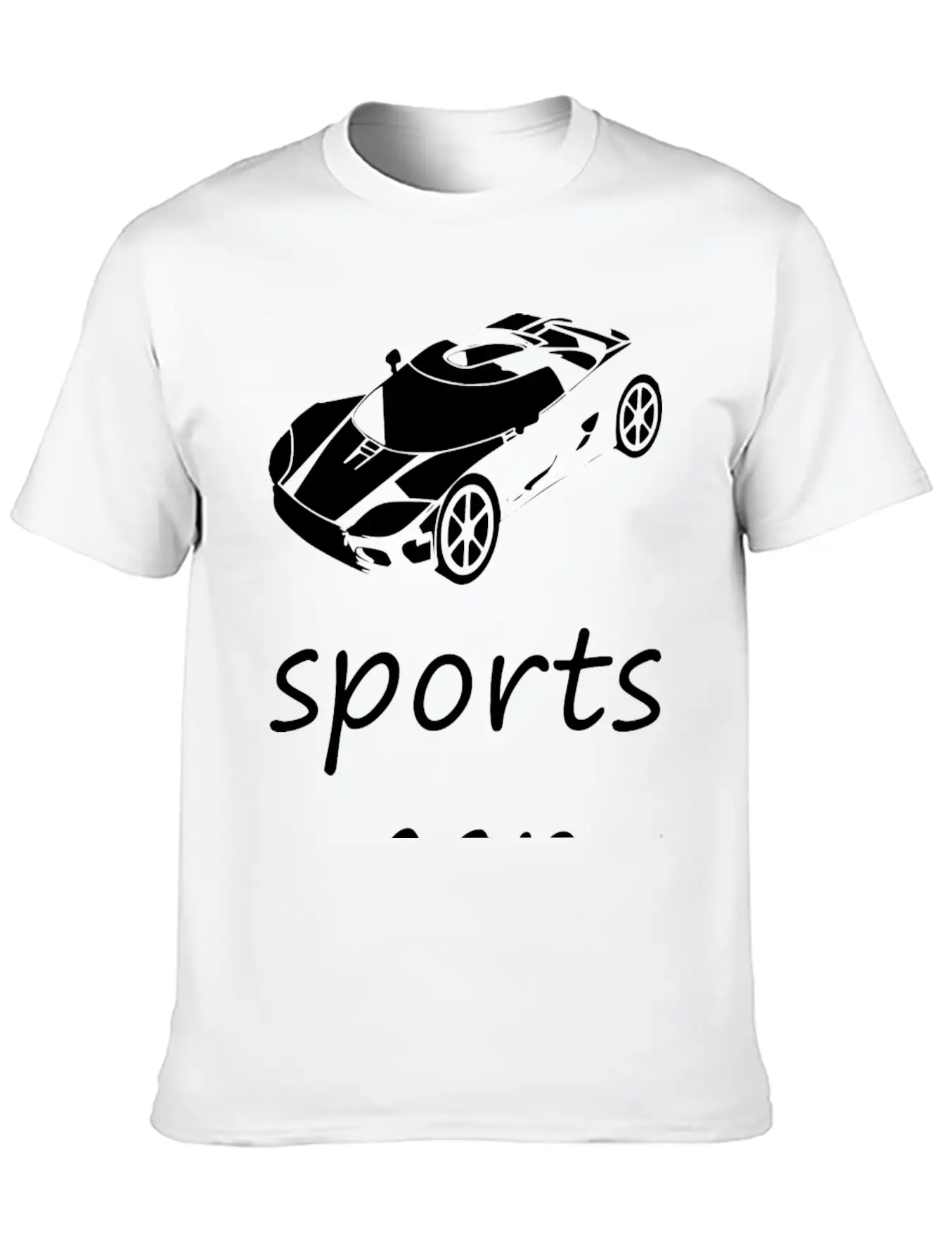Sports Car Basic Graphic T-Shirt ¨C Daily Comfort In Soft Cotton