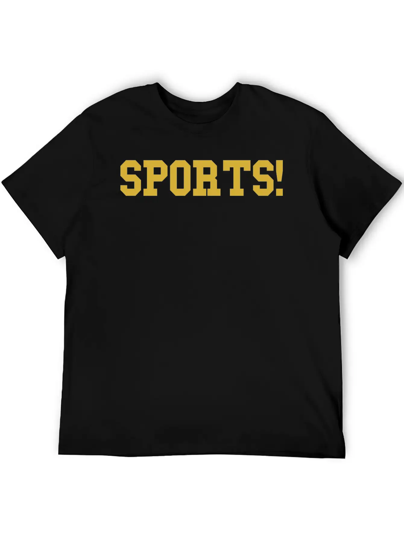 Sports Gold Essential Cotton Tee For Daily Outfits ¨C Unisex Style