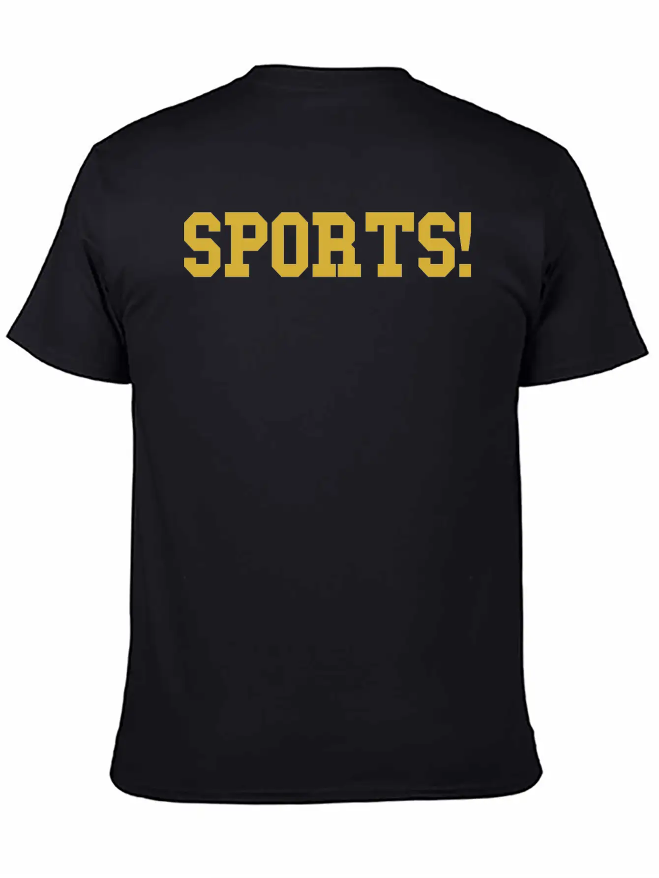 Sports Gold Essential Cotton Tee For Daily Outfits ¨C Unisex Style