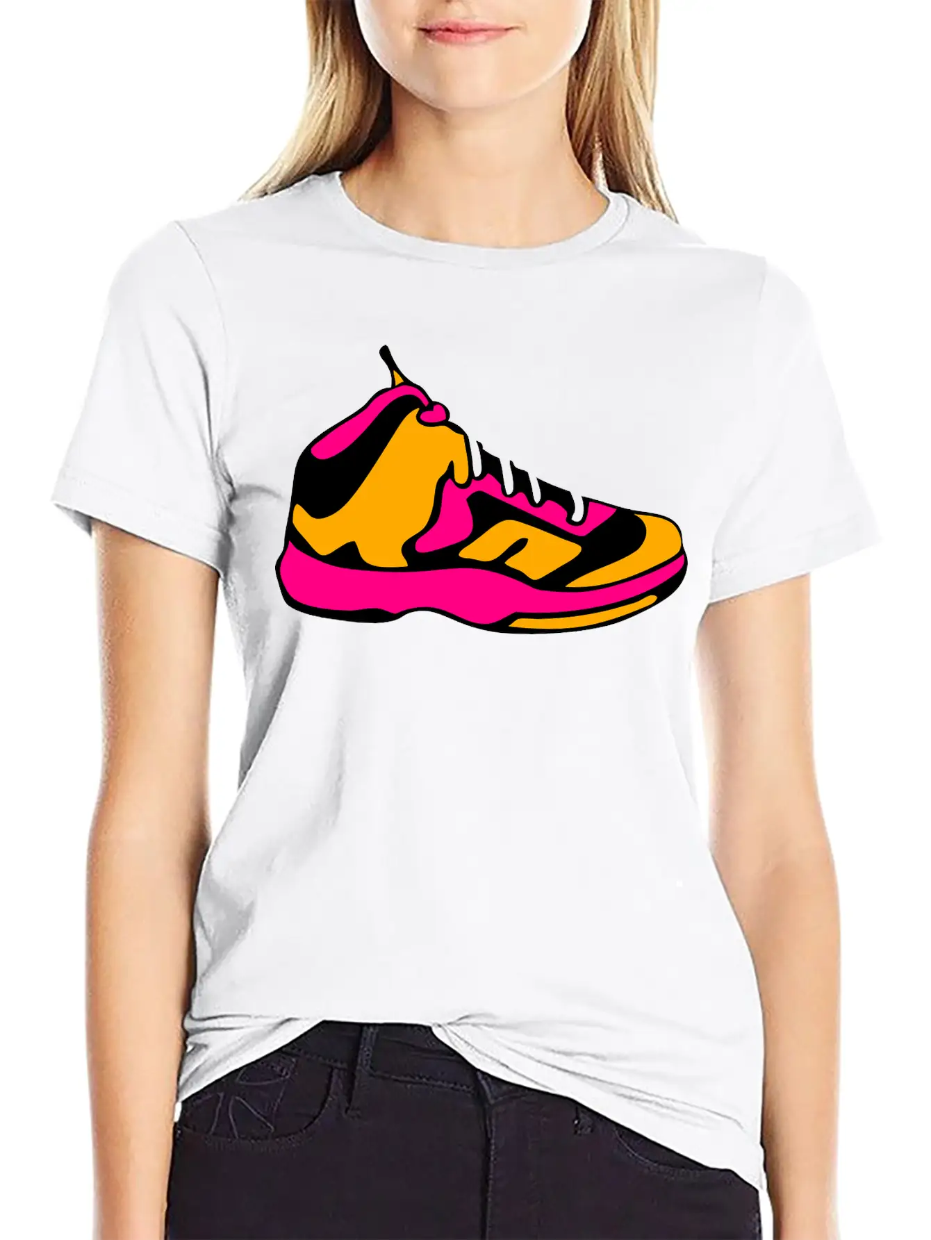 Sports Shoe 2 Soft Cotton Short Sleeve Tee ¨C Unisex Wardrobe Staple