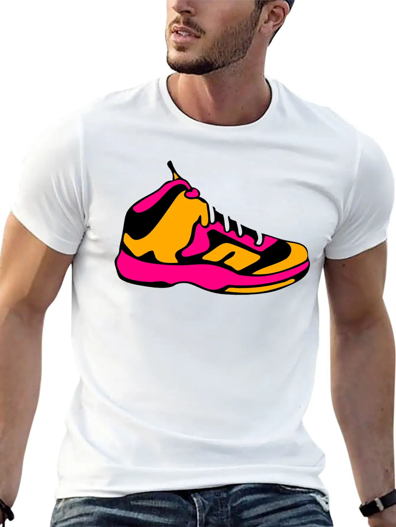 Sports Shoe 2 Soft Cotton Short Sleeve Tee ¨C Unisex Wardrobe Staple