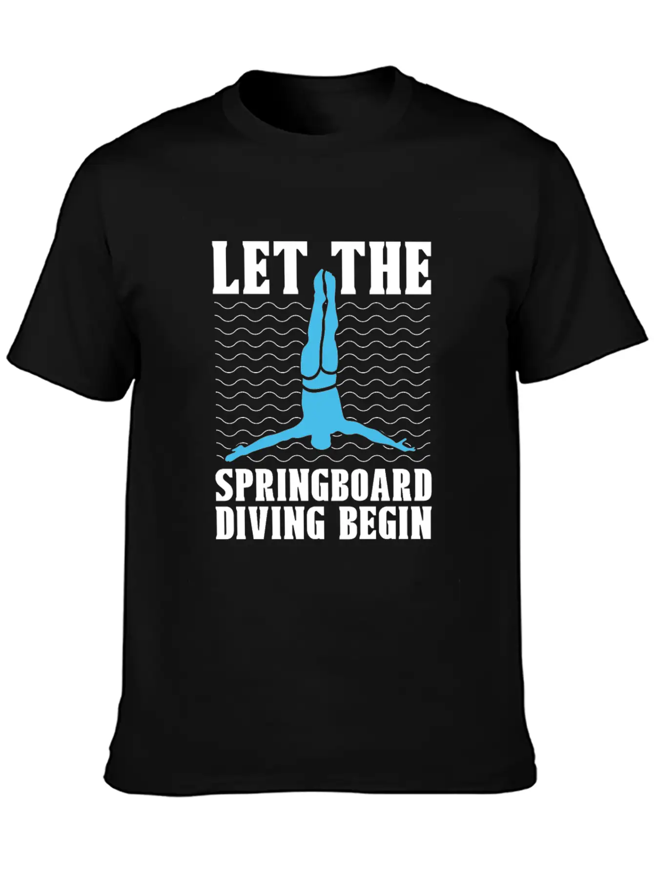 Springboard Diving Basic Graphic T-Shirt ¨C Daily Comfort In Soft Cotton