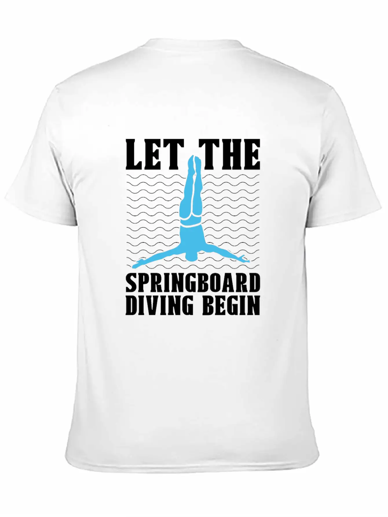 Springboard Diving Basic Graphic T-Shirt ¨C Daily Comfort In Soft Cotton