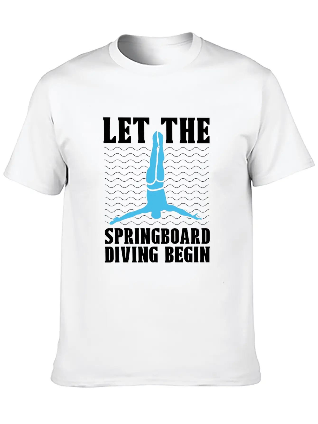 Springboard Diving Basic Graphic T-Shirt ¨C Daily Comfort In Soft Cotton