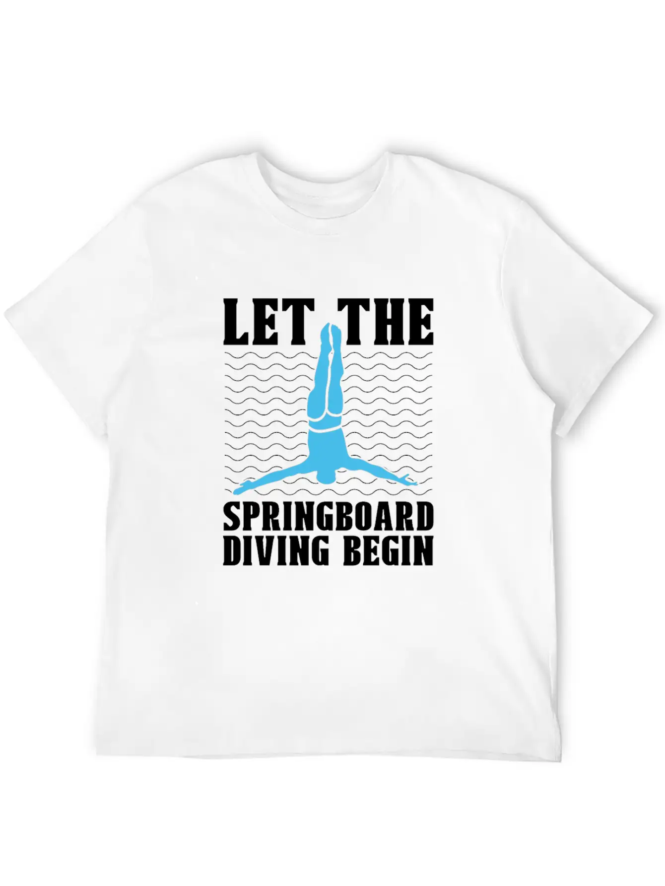 Springboard Diving Basic Graphic T-Shirt ¨C Daily Comfort In Soft Cotton