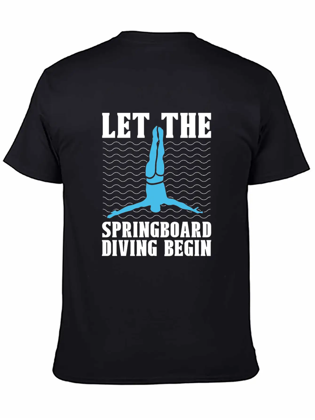 Springboard Diving Basic Graphic T-Shirt ¨C Daily Comfort In Soft Cotton
