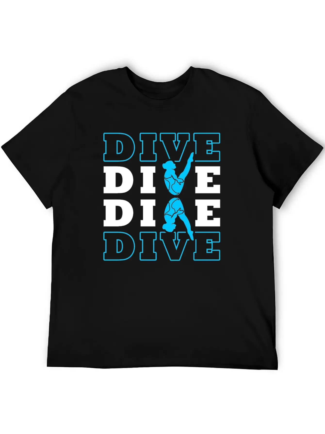 Springboard Diving Essential Cotton Tee For Daily Outfits ¨C Unisex Style
