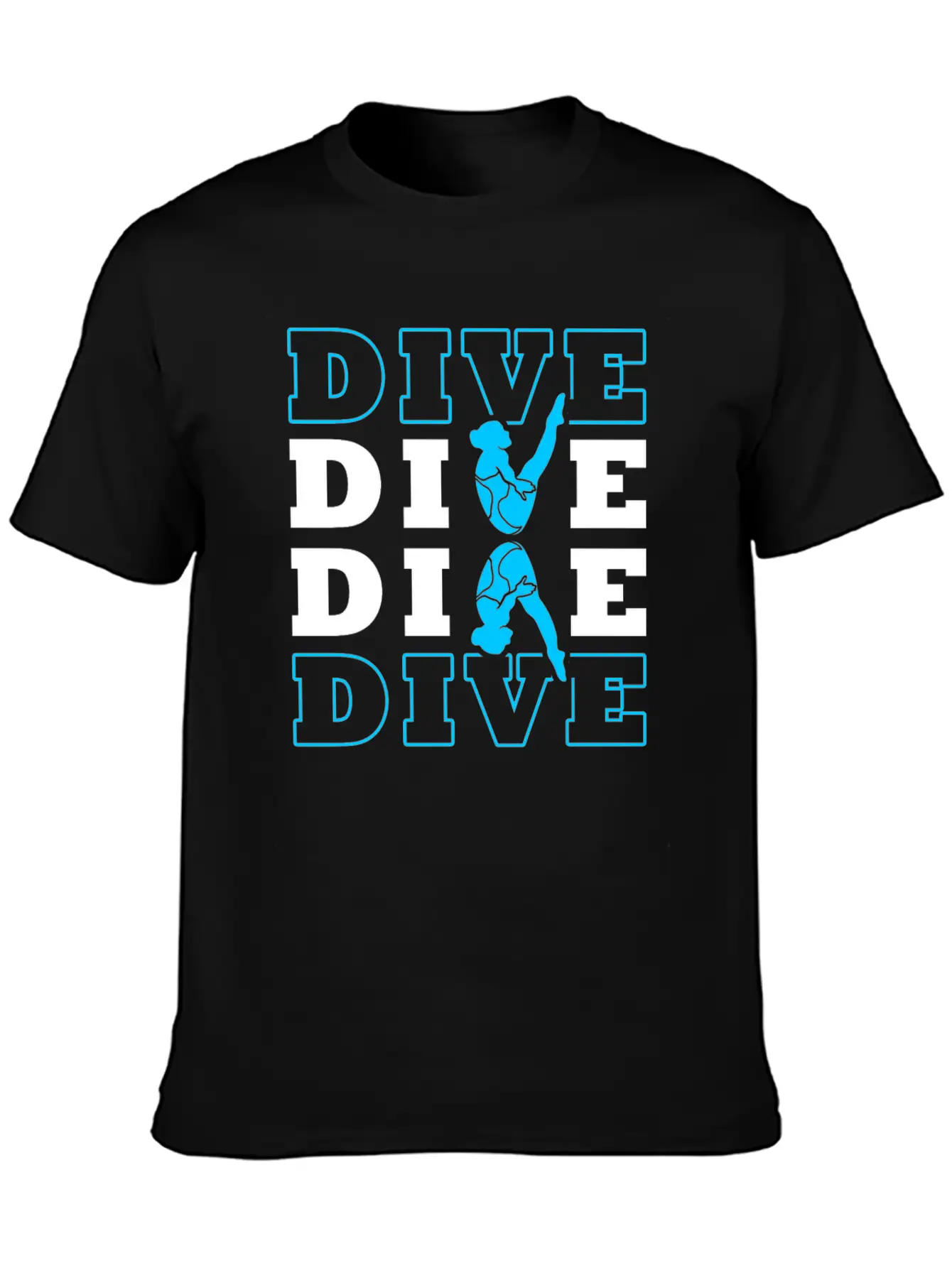 Springboard Diving Essential Cotton Tee For Daily Outfits ¨C Unisex Style