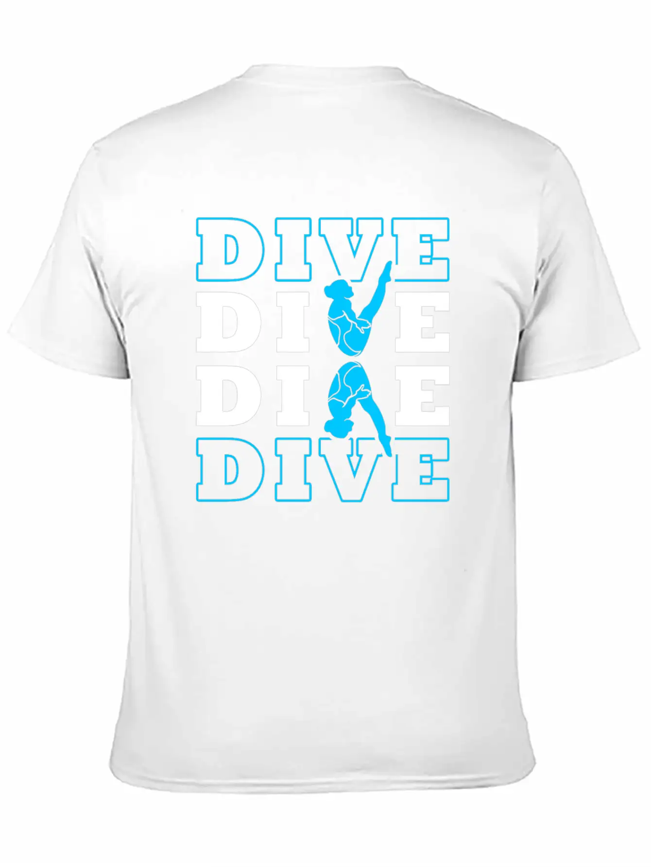 Springboard Diving Essential Cotton Tee For Daily Outfits ¨C Unisex Style