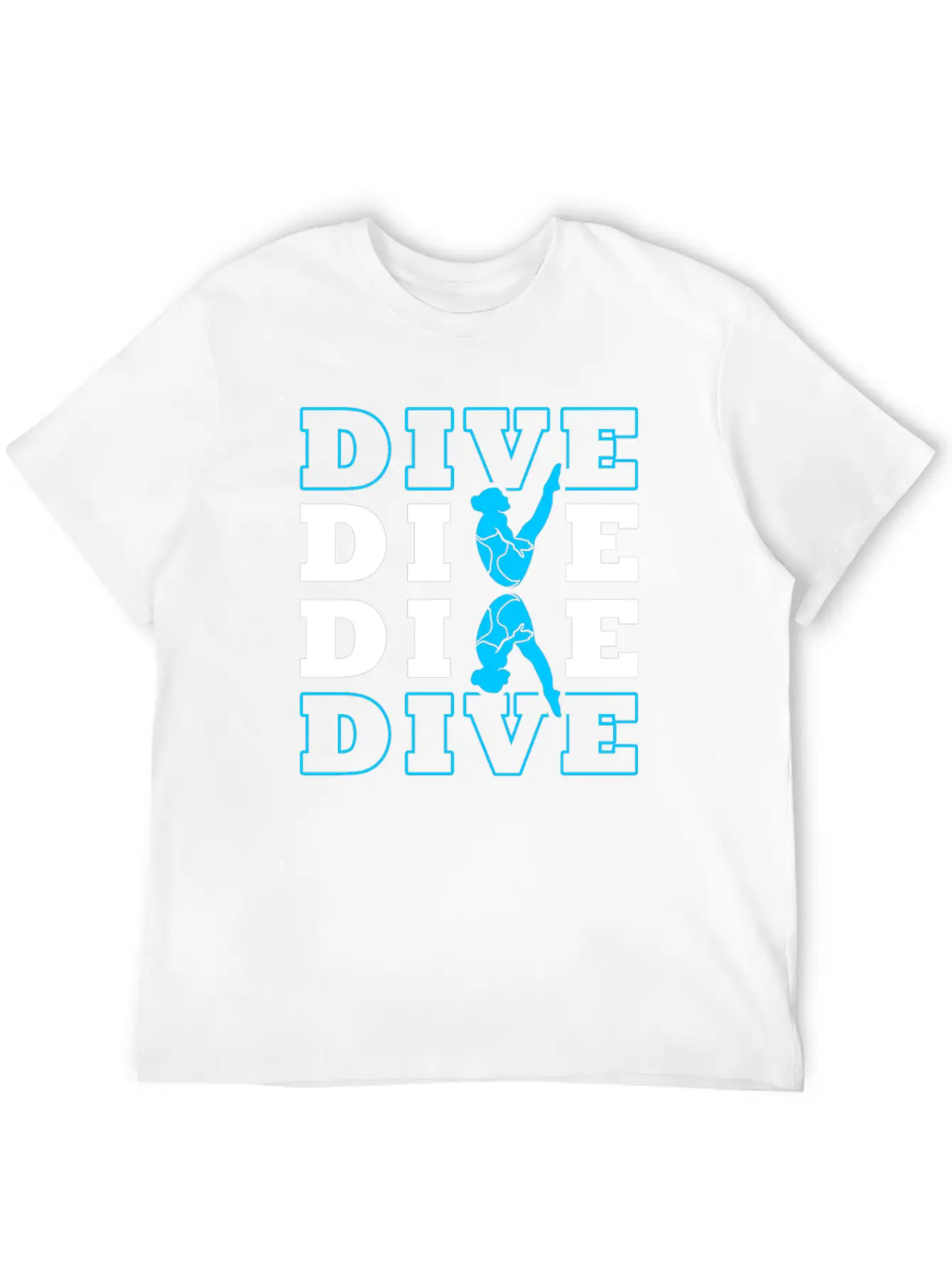Springboard Diving Essential Cotton Tee For Daily Outfits ¨C Unisex Style