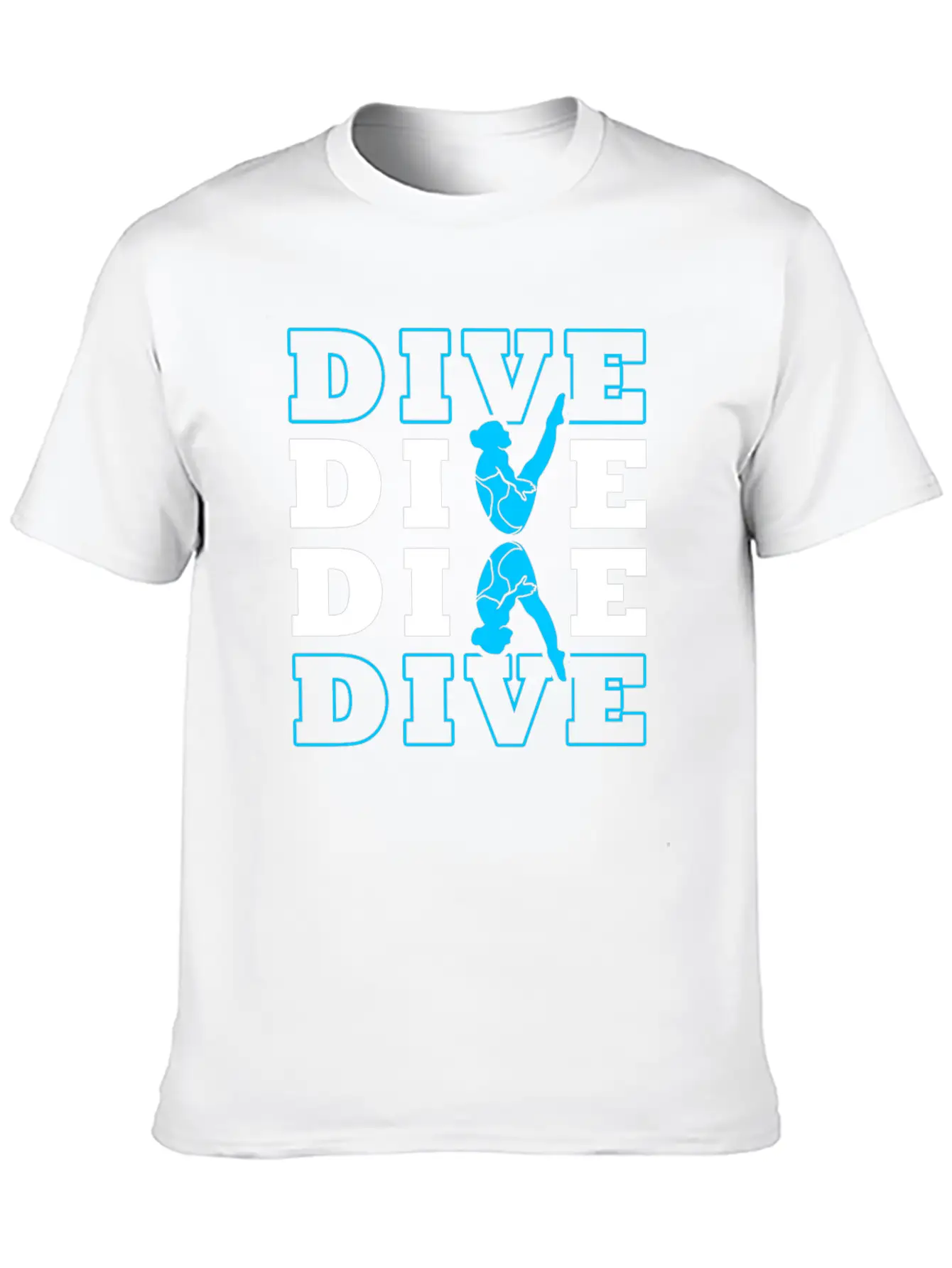 Springboard Diving Essential Cotton Tee For Daily Outfits ¨C Unisex Style