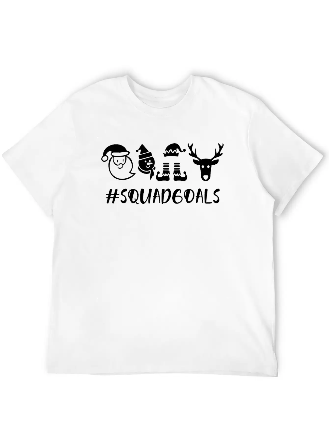 Squad Goal Funny Christmas Basic Graphic T-Shirt ¨C Daily Comfort In Soft Cotton