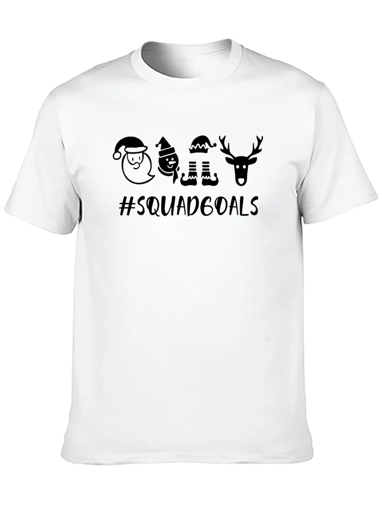Squad Goal Funny Christmas Basic Graphic T-Shirt ¨C Daily Comfort In Soft Cotton