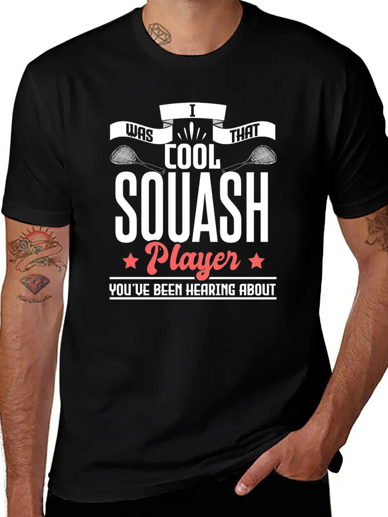 Squash Player Tournament Gift Idea Essential Cotton Tee For Daily Outfits ¨C Unisex Style
