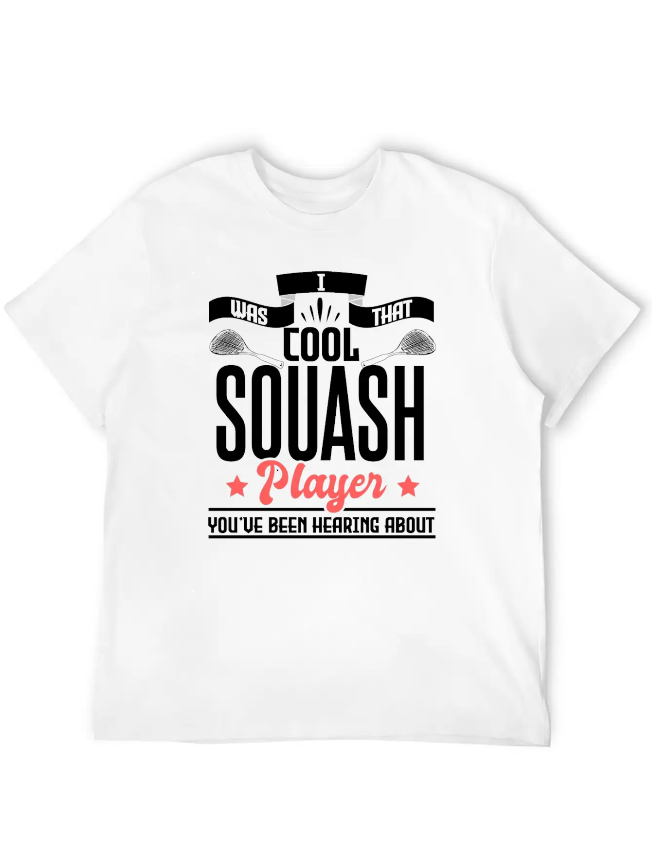 Squash Player Tournament Gift Idea Essential Cotton Tee For Daily Outfits ¨C Unisex Style
