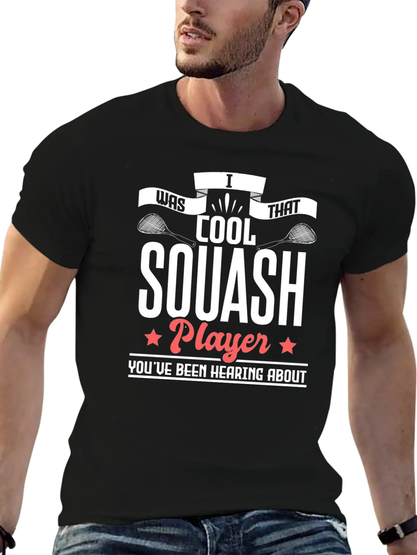 Squash Player Tournament Gift Idea Essential Cotton Tee For Daily Outfits ¨C Unisex Style