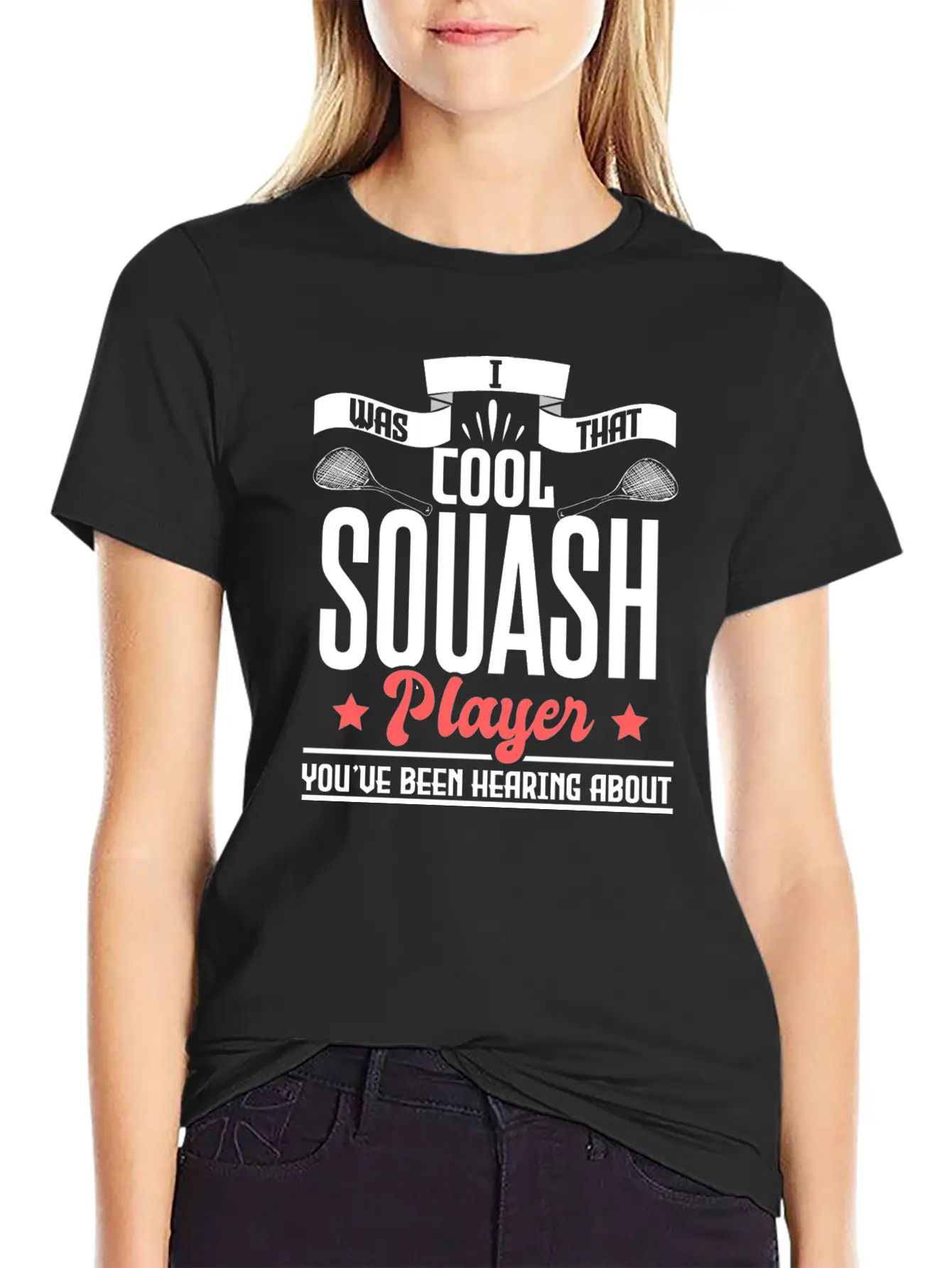 Squash Player Tournament Gift Idea Essential Cotton Tee For Daily Outfits ¨C Unisex Style