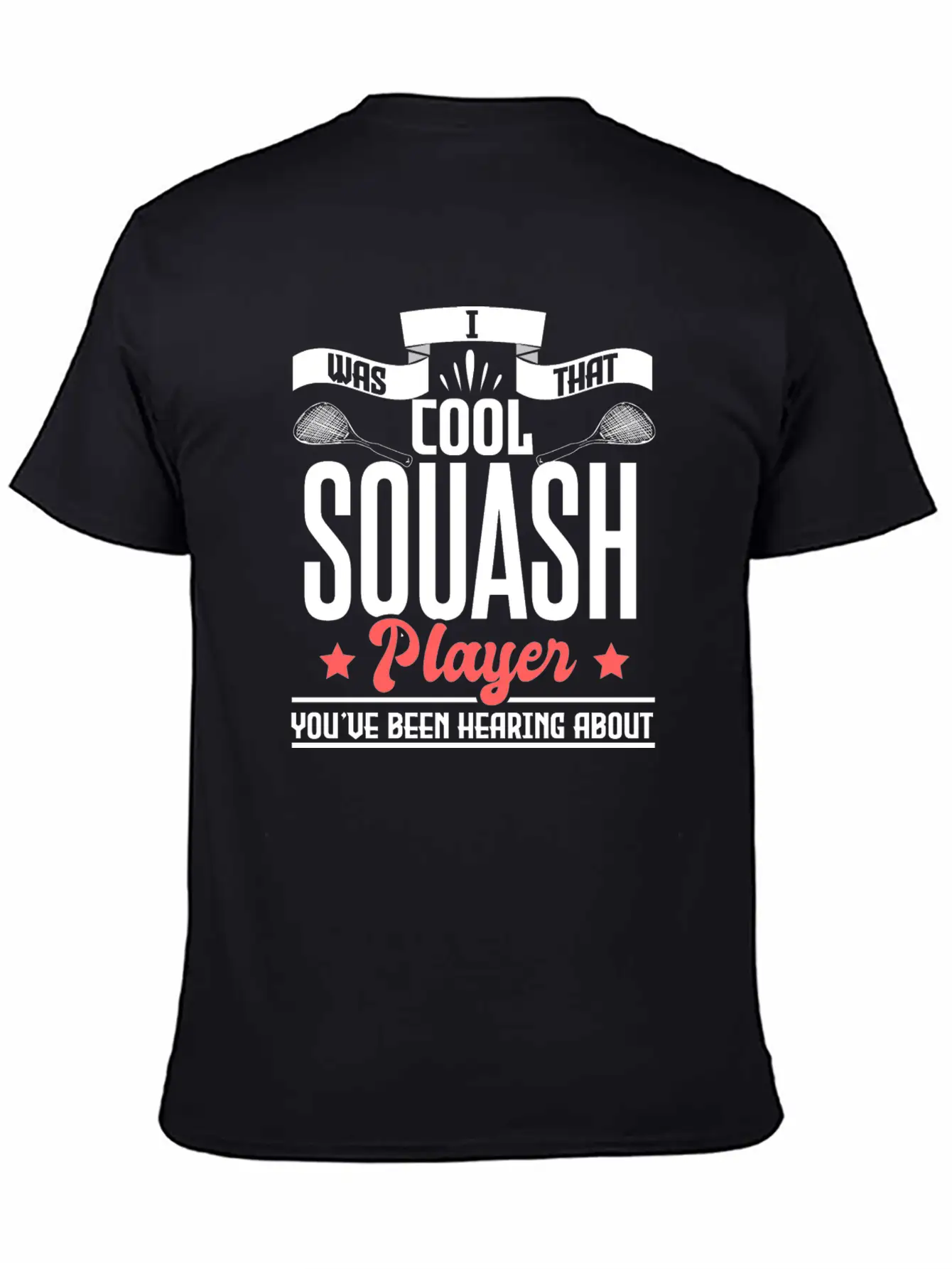 Squash Player Tournament Gift Idea Essential Cotton Tee For Daily Outfits ¨C Unisex Style