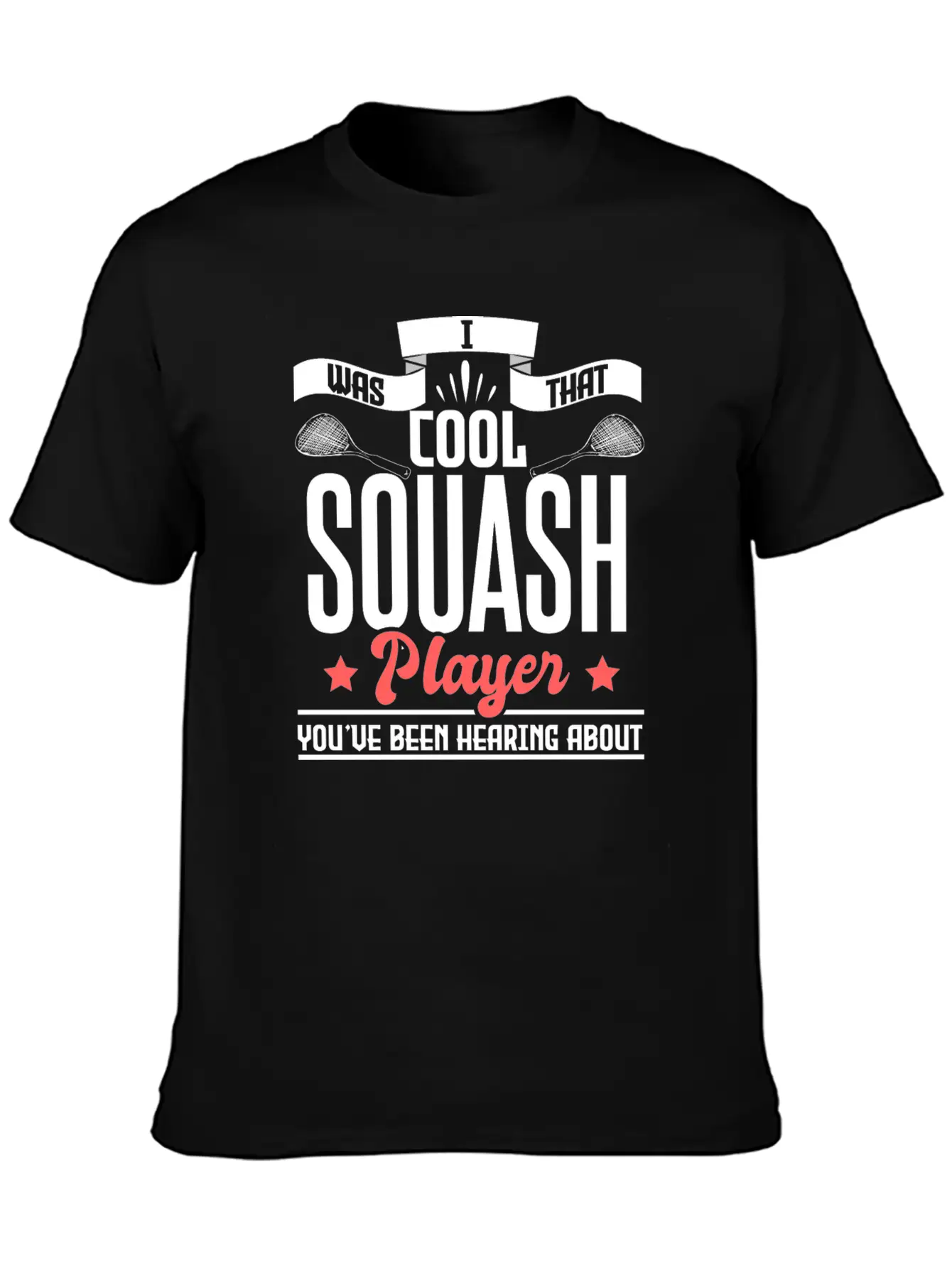 Squash Player Tournament Gift Idea Essential Cotton Tee For Daily Outfits ¨C Unisex Style