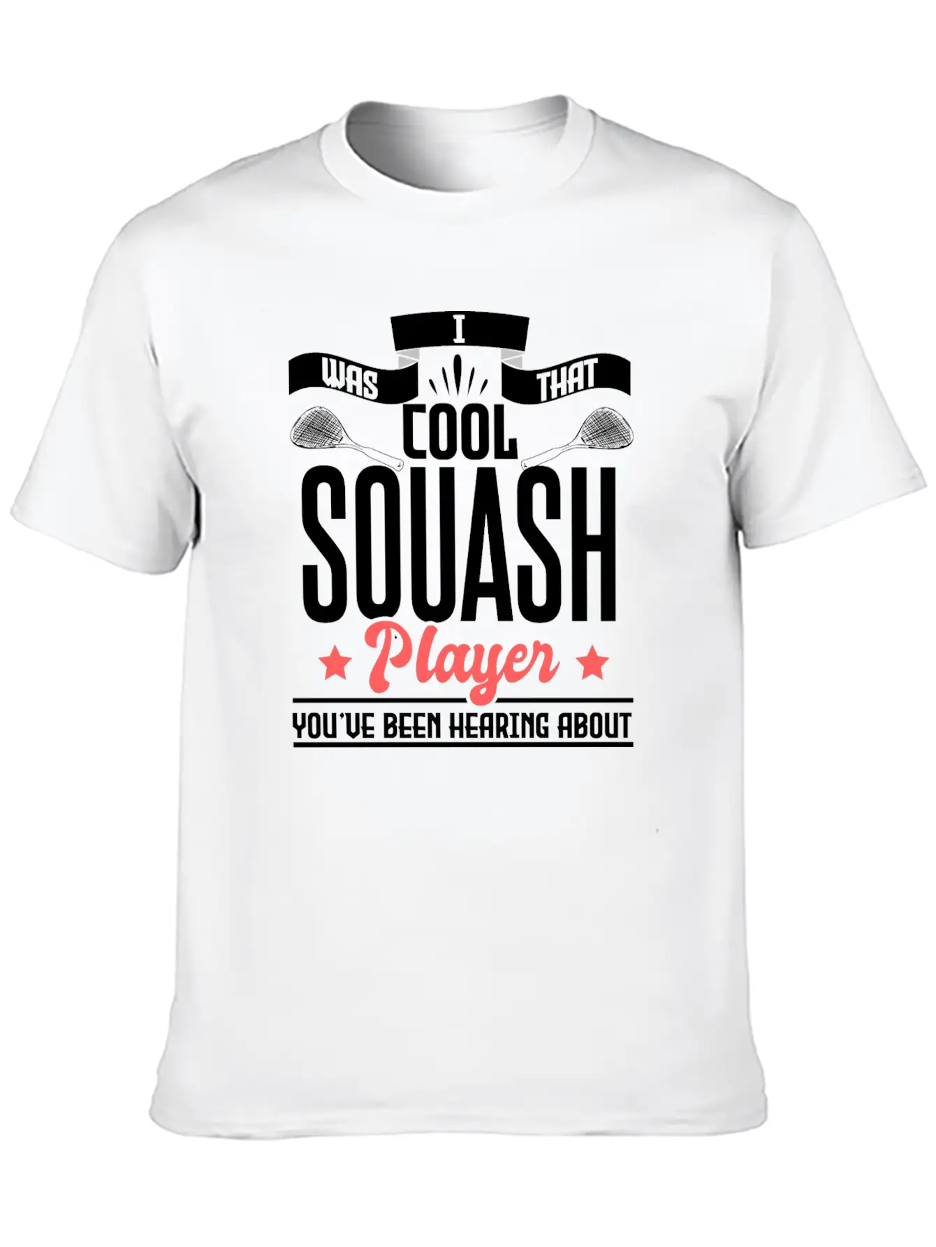 Squash Player Tournament Gift Idea Essential Cotton Tee For Daily Outfits ¨C Unisex Style